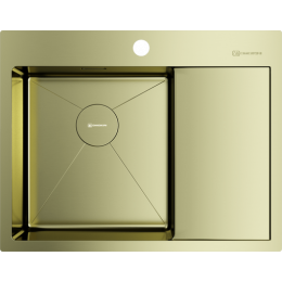 Omoikiri Akisame 65-L-LG нерж. сталь/светлое золото