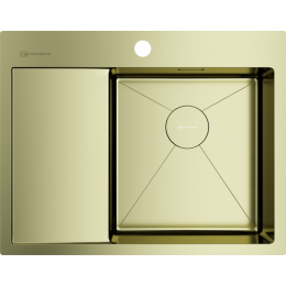 Omoikiri Akisame 65-R-LG нерж. сталь/светлое золото