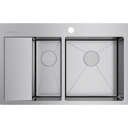 Omoikiri Akisame 78-2-R-IN нерж. сталь/нержавеющая сталь