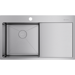 Omoikiri Akisame 86-L-IN нерж. сталь/нержавеющая сталь