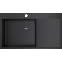 Omoikiri Akisame 86-L Side-GB нерж. сталь/графит