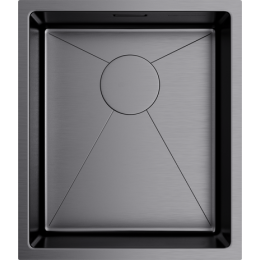 Omoikiri Taki 38-U/IF-GM нерж. сталь/вороненая сталь