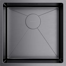 Omoikiri Taki 44-U/IF-GM нерж. сталь/вороненая сталь