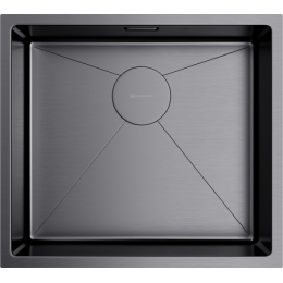 Omoikiri Taki 49-U/IF-GM нерж. сталь/вороненая сталь