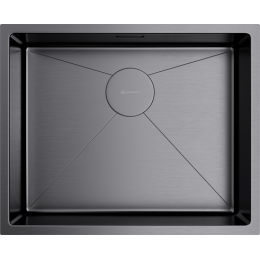 Omoikiri Taki 54-U/IF-GM нерж. сталь/вороненая сталь