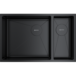 Omoikiri Taki 69-2-U/IF-L Side-GB нерж. сталь/графит