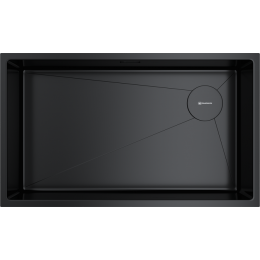 Omoikiri Taki 74-U/IF Side-GB нерж. сталь/графит