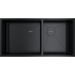 Omoikiri Taki 85-2-LB-U/IF Side-GB нерж. сталь/графит