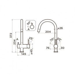 Omoikiri Yamada-AB-022 латунь/античная латунь