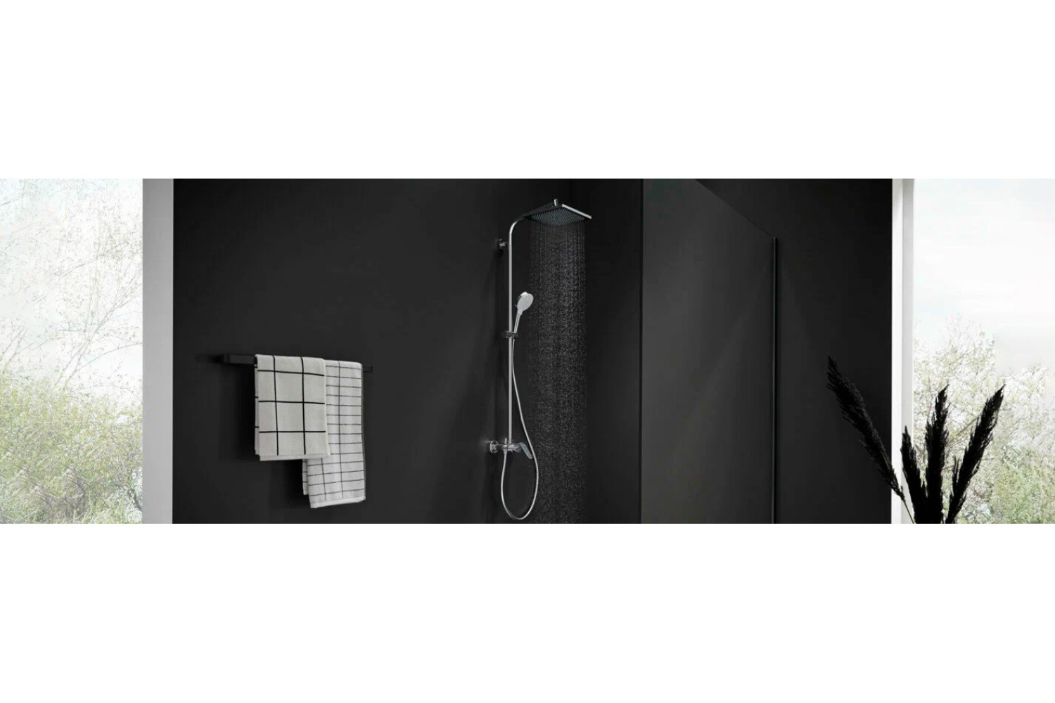 Душевая система со смесителем Hansgrohe 240