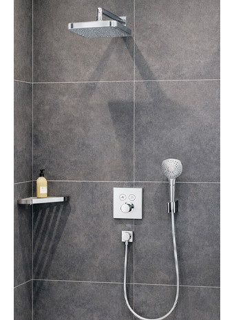 Hansgrohe Raindance Select E: скрытый монтаж, термостат