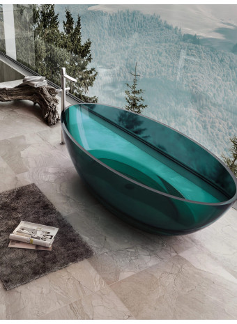 ABBER Kristall AT9702 Aquamarin (180×85 см): искусство прозрачности и бирюзового настроения