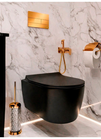 Немецкая элегантность в позолоте: металлическая панель смыва TECE TECEsquare II 9240847