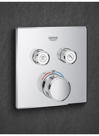 GROHE Grohtherm SmartControl — внешняя часть термостата