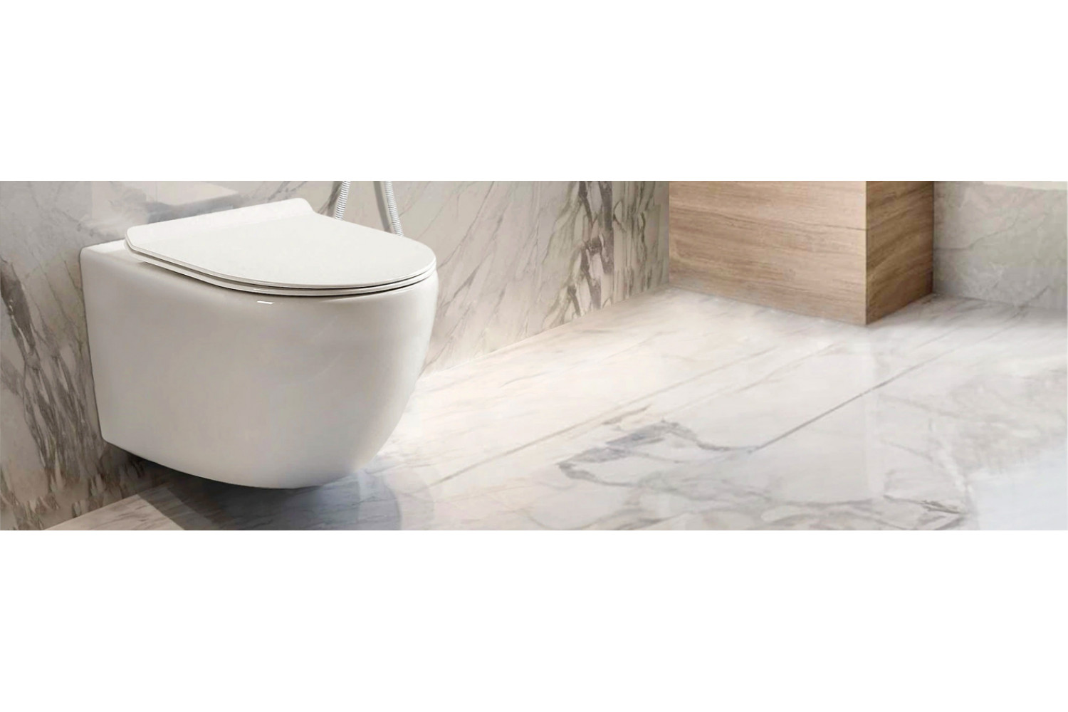 Безободковый подвесной унитаз CLIO Aria Tornado