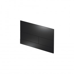 TECE 9240833 TECEsquare II Металлическая панель смыва унитаза II для системы с двойным смывом, цвет черный