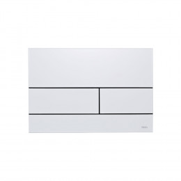 TECE TECEsquare II  панель смыва с двумя клавишами металлическая Белый 9240832