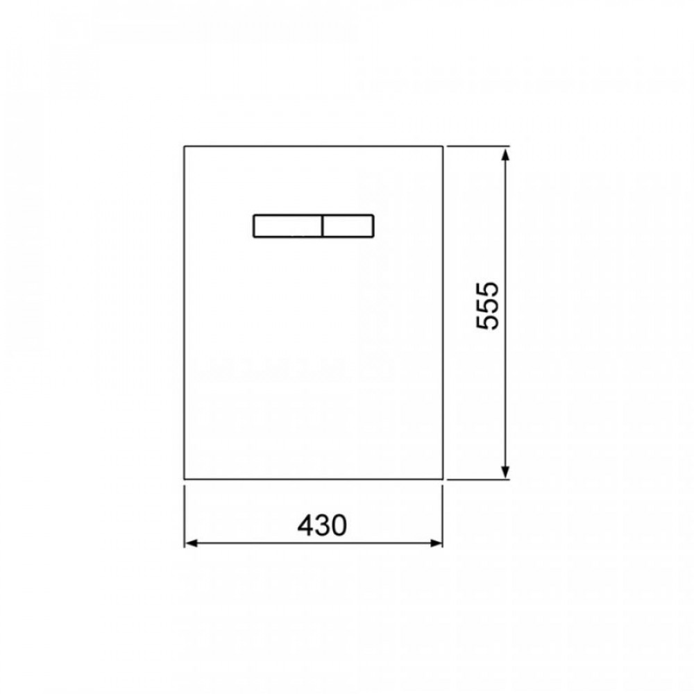 Верхняя панель, цвет белый
