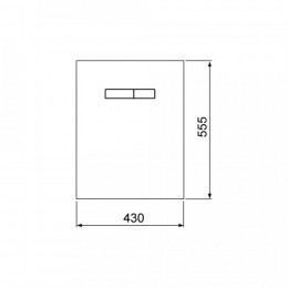 Верхняя панель, цвет белый