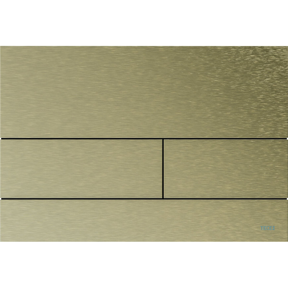 TECEsquare II PVD Металлическая панель смыва для унитазов с цветным PVD покрытием сатин никелированный покрытие против отпечатков пальцев 9240843