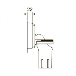 TECE Крышка бачка с контейнером ll для гигиенических таблеток (TECElux mini/square glass/velvet/loop/now)  9240951