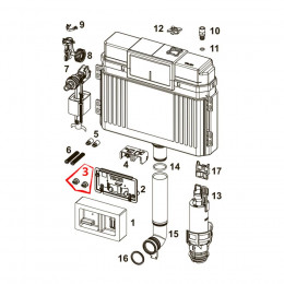 Зажимы съемной крышки, TECE