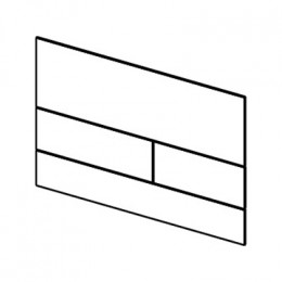 TECEsquare II PVD Металлическая панель смыва для унитазов с цветным PVD покрытием сатин никелированный покрытие против отпечатков пальцев 9240843