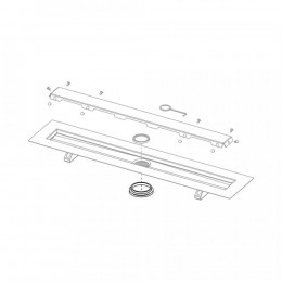 Прокладка для сифона, TECE, TECEdrainlinе