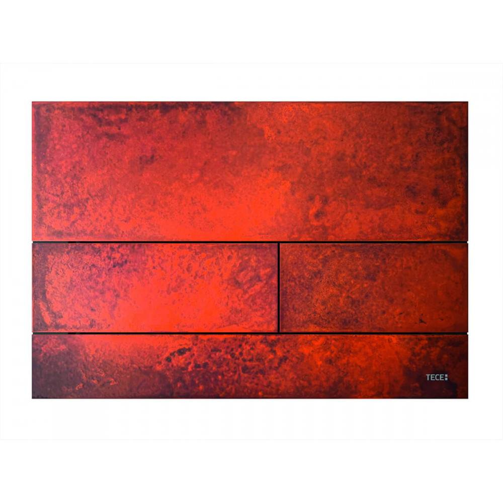 TECE TECEsquare II Металлическая панель смыва для унитазов ржавая сталь 9240845