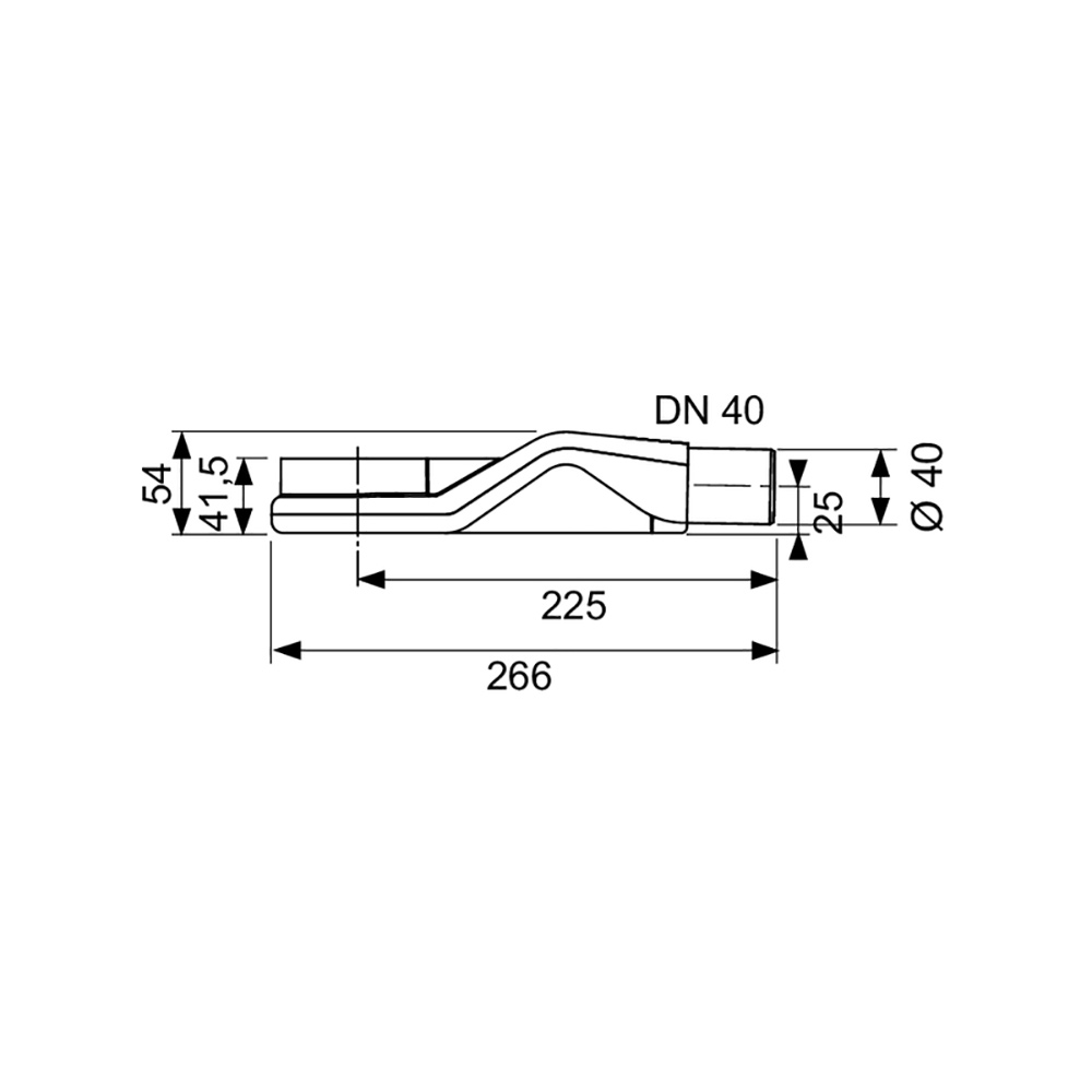 Сифон TECE TECEdrainline  DN 40 0,5 л/с 650004