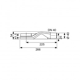 Сифон TECE TECEdrainline  DN 40 0,5 л/с 650004
