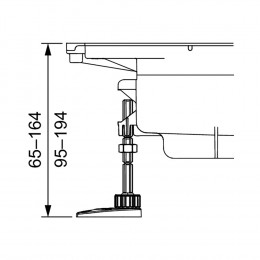Комплект опор TECE TECEdrainprofile 674000