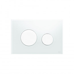 TECE TECEloop панель смыва с двумя клавишами стеклянная Белый 9240650