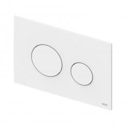 TECE 9240926 TECEloop 2.0 Пластиковая панель смыва унитаза для системы двойного смыва, цвет панели белый матовый, цвет клавиш белый матовый