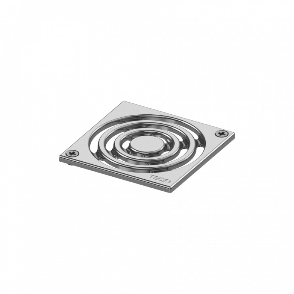 Дизайн-решетка, TECE, Drainpoint S, 100, цвет-полированная нержавеющая сталь