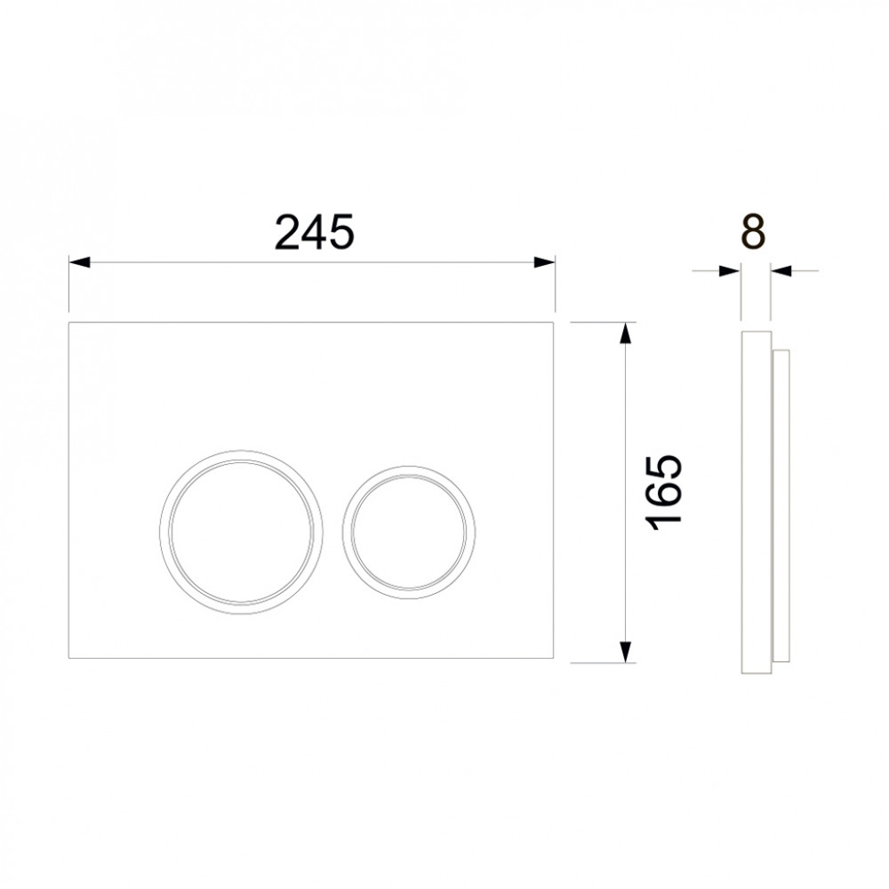 TECE TECEspring R Комплект TECEspring для установки подвесного унитаза с панелью смыва TECEspring R панель смыва черная матовая S955102