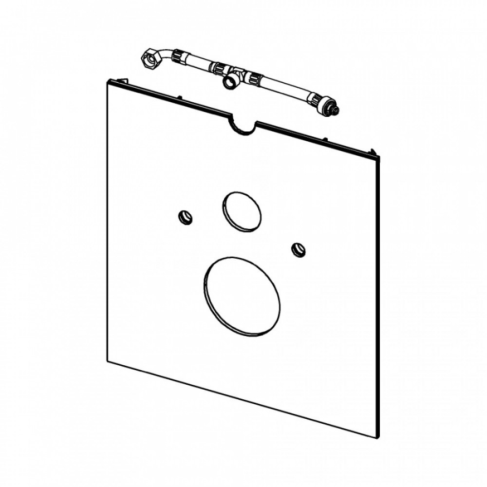 Нижняя панель, цвет белый