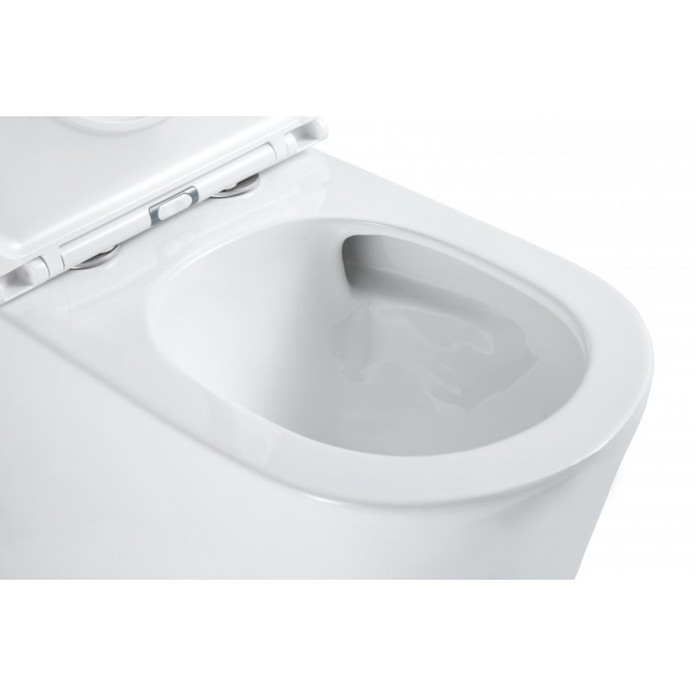 Унитаз-моноблок безободковый с сиденьем Belbagno TRE-TOR