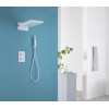 Душевая система ABBER Weiss Insel AF8052W скрытого монтажа без излива, термостат, белый