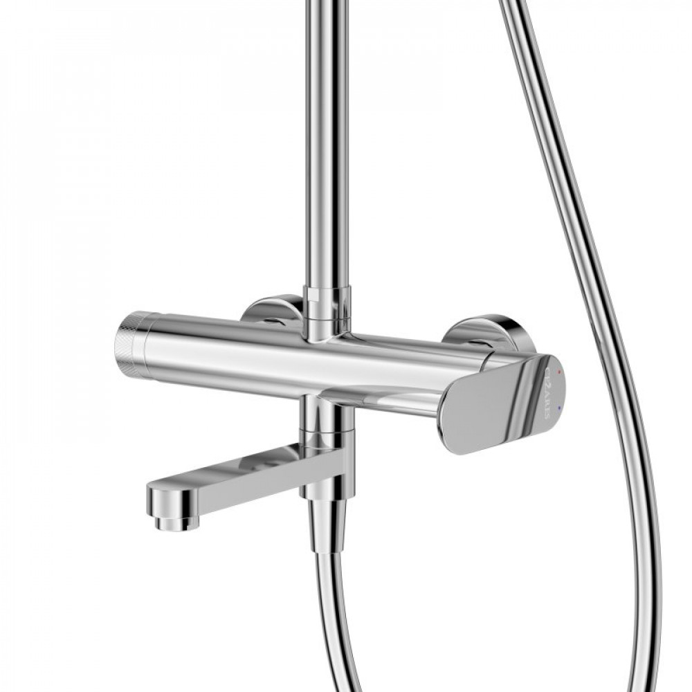 Душевая стойка со смесителем и изливом CEZARES STYLUS-CVD