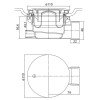 АКРИЛОВЫЙ ПОДДОН CEZARES TRAY-A-RH-15-W