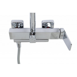 Душевая стойка со смесителем и изливом BelBagno ARDENTE-VSCM-CRM