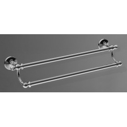 Полотенцедержатель двойной подвесной ART&MAX ANTIC CRYSTAL AM-2648SJ
