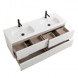 Мебель для ванной CEZARES DUET-N  с четырьмя ящиками и двумя чашами 120, 140 см