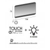 Зеркало CEZARES со встроенной LED подсветкой и сенсорным выключателем Touch System, реверсивное