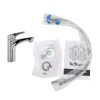 Смеситель для раковины BelBagno MARINO-LVM-CRM-W0