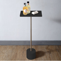 Стойка для ванной комнаты ABBER Stein AS1635MB черная матовая