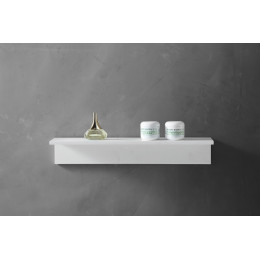 Полочка для ванной комнаты ABBER Stein AS1654 белая матовая