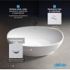 Акриловая ванна ABBER AB9207 белая