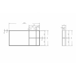 Зеркальный шкаф ABBER Stein AS6639 белый матовый